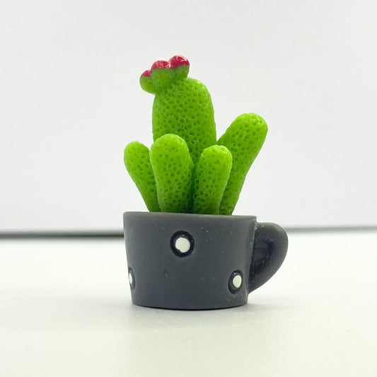1 Set of 4, Resin Succulent Cactus Mini Green Plant (Flower)