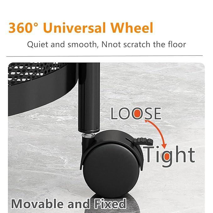 4-Tier Rotating Storage Basket