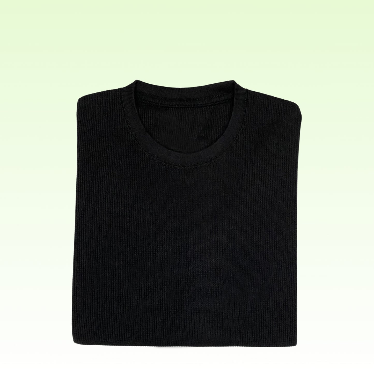 Plain Black Long Sleeves Cotton Shirt