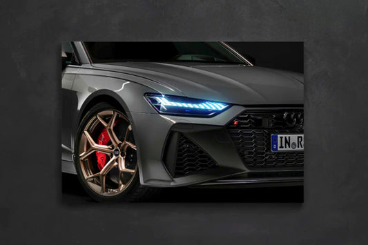 Zoye's Audi RS6 NEON Poster