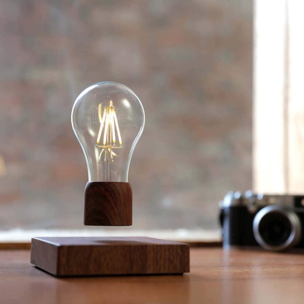 Magnetic Levitating LED Bulb – Floating Wireless Desk Lamp for Home & Office