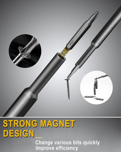 46-in-1 Precision Magnetic Screwdriver Set – Portable Repair Toolkit for Electronics & DIY