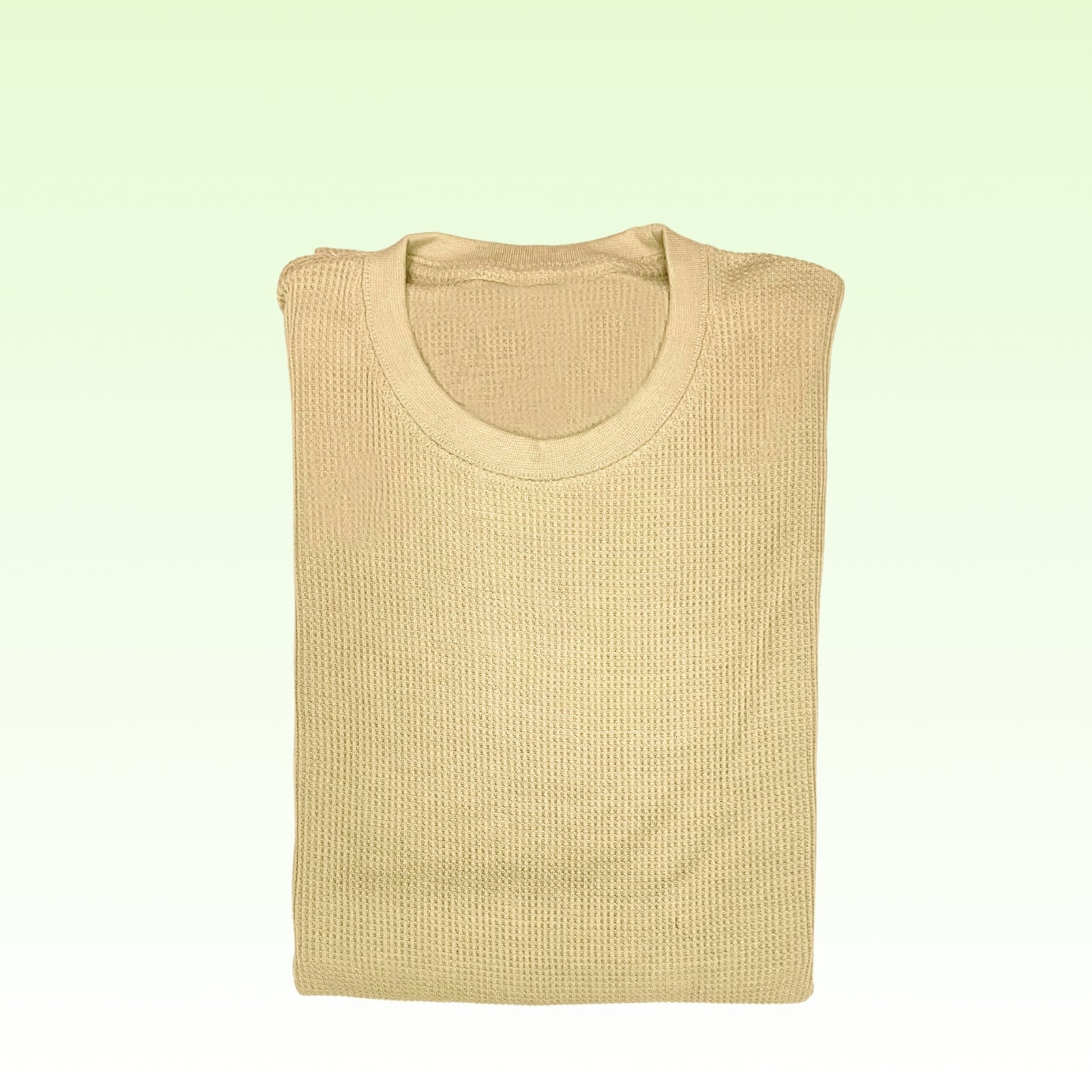 Long Sleeves Cotton Shirt in Vanilla Beige