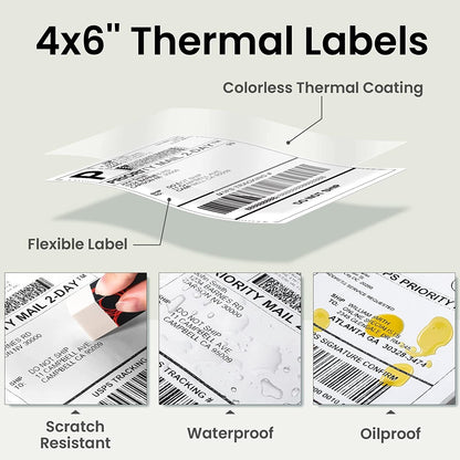 4x6 Thermal Direct Shipping Labels