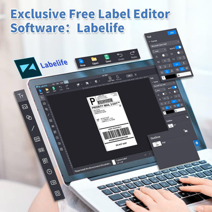 D520-BT Bluetooth Thermal Label Printer