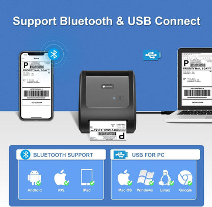 D520-BT Bluetooth Thermal Label Printer