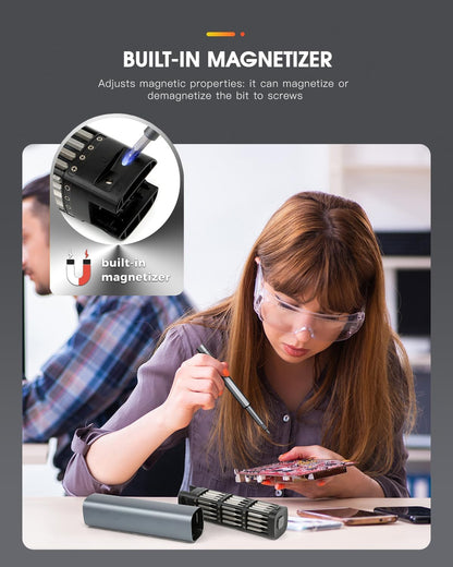 46-in-1 Precision Magnetic Screwdriver Set – Portable Repair Toolkit for Electronics & DIY