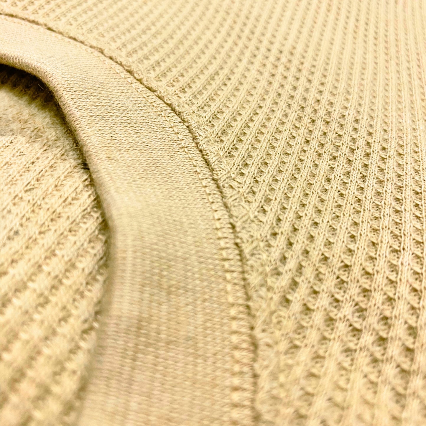 Long Sleeves Cotton Shirt in Vanilla Beige