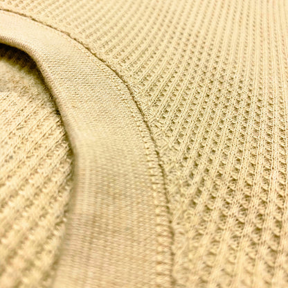 Long Sleeves Cotton Shirt in Vanilla Beige