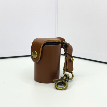 Leather Storage Keychain