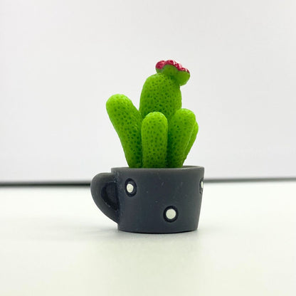 1 Set of 4, Resin Succulent Cactus Mini Green Plant (Flower)