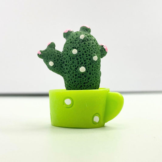 1 Set of 4, Resin Succulent Cactus Mini Green Plant