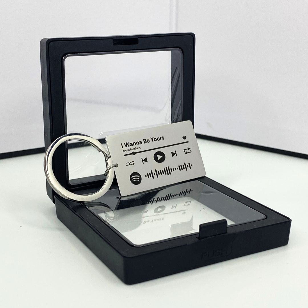 Personalized Spotify Music Keychain