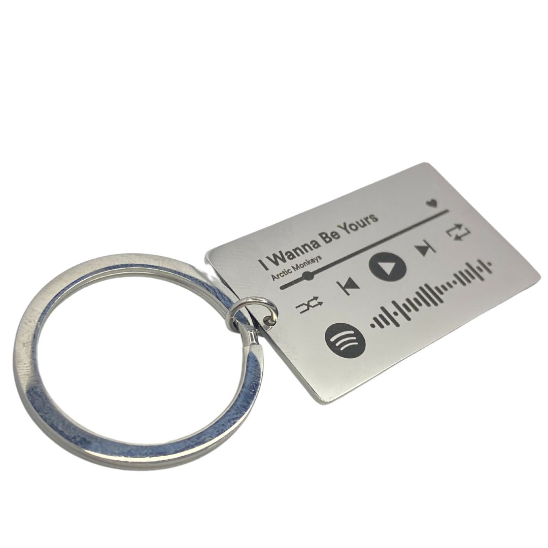 Personalized Spotify Music Keychain