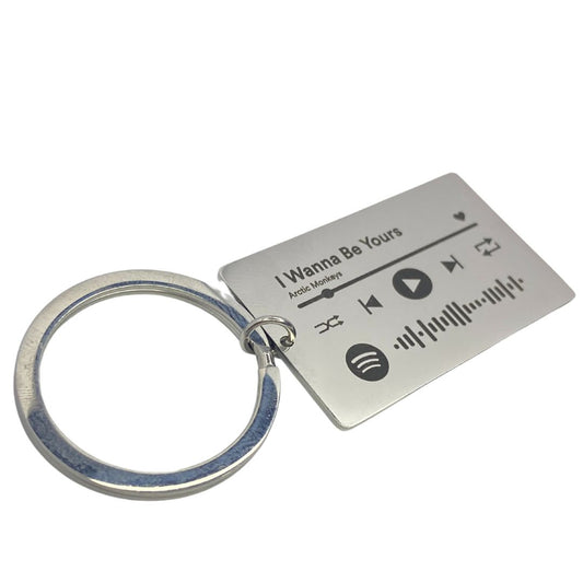 Personalized Spotify Music Keychain